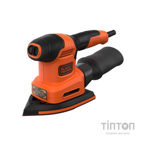 Шліфувальна машина Black&Decker 200 Вт, 8000-13000 об/хв, вага 1.58 кг (BEW200)