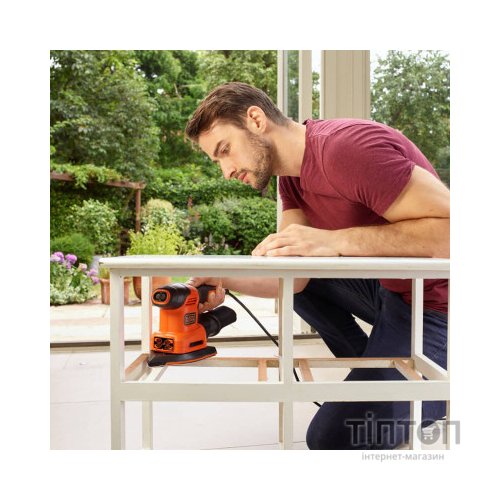 Шліфувальна машина Black&Decker 200 Вт, 8000-13000 об/хв, вага 1.58 кг (BEW200)