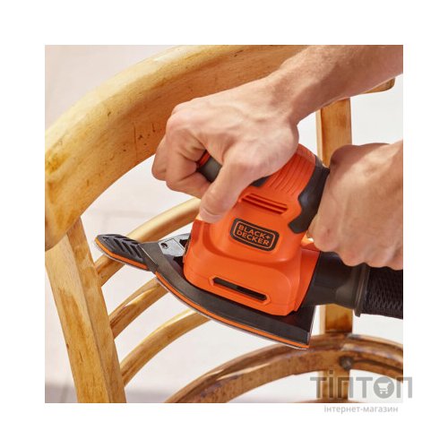 Шліфувальна машина Black&Decker 200 Вт, 8000-13000 об/хв, вага 1.58 кг (BEW200)
