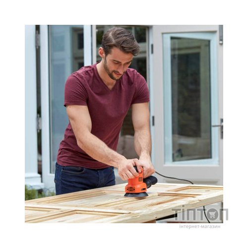 Шліфувальна машина Black&Decker 200 Вт, 8000-13000 об/хв, вага 1.58 кг (BEW200)