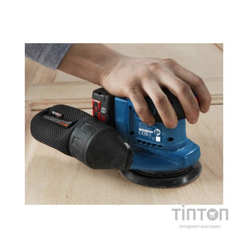 Шліфувальна машина Bosch GEX 185-LI, 18В, 125 мм, 6000-10000 об/хв (без АКБ та ЗП) (0.601.3A5.020)