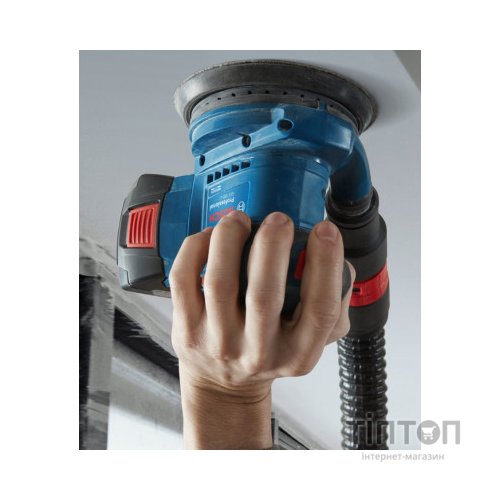 Шліфувальна машина Bosch GEX 185-LI, 18В, 125 мм, 6000-10000 об/хв (без АКБ та ЗП) (0.601.3A5.020)