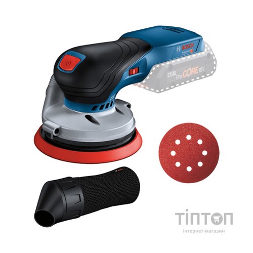 Шліфувальна машина Bosch GEX 18V-125 (без АКБ та ЗП) (0.601.372.201)