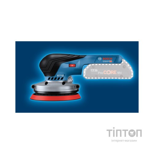 Шліфувальна машина Bosch GEX 18V-125 (без АКБ та ЗП) (0.601.372.201)