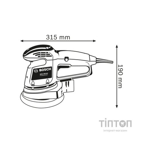 Шліфувальна машина Bosch GEX 34-150 (0.601.372.800)
