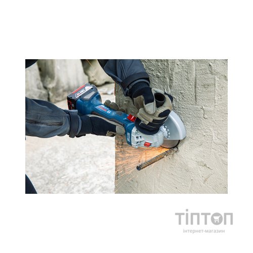 Шліфувальна машина Bosch GWS 180-LI, акум., 18В, 125мм, М14, 1,6кг (без АКБ та ЗП) (0.601.9H9.020)