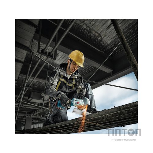 Шліфувальна машина Bosch GWS 180-LI, акум., 18В, 125мм, М14, 1,6кг (без АКБ та ЗП) (0.601.9H9.020)