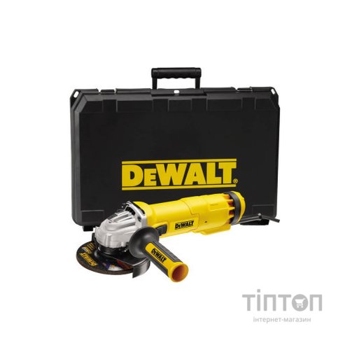 Шліфувальна машина DeWALT 1400 Вт, 11500 об/хв, 125 мм, 1.85 кг (DWE4237)
