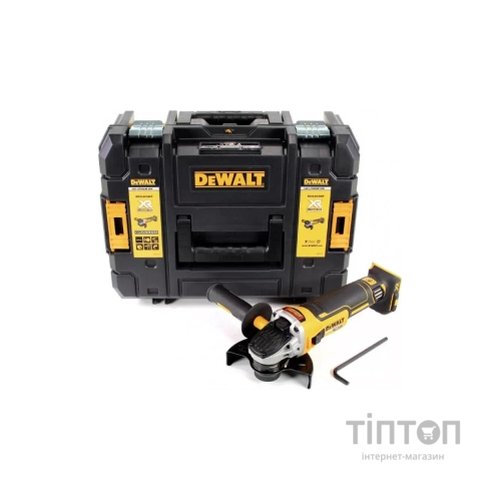Шліфувальна машина DeWALT 18В XR Li-lon, 125 мм, 9000 об/хв, (без АКБ та ЗП) (DCG405NT)