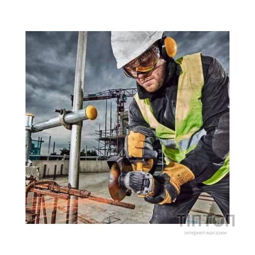 Шліфувальна машина DeWALT 18В XR Li-lon, 125 мм, 9000 об/хв, вага 1.74 кг, TSTAK (без АКБ та ЗП) (DCG406NT)