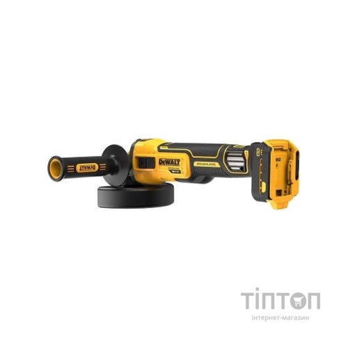 Шліфувальна машина DeWALT 18В XR Li-lon, 125мм, 3000-9000 об/хв, TSTAK (без АКБ та ЗП) (DCG409VSNT)