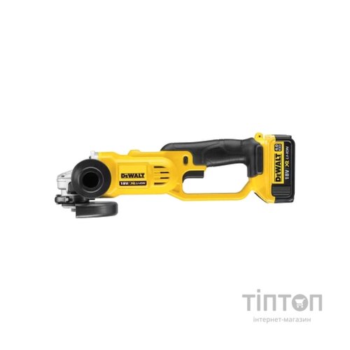 Шліфувальна машина DeWALT 18В XR Li-lon, 2x4Ah, 125 мм, 8000 об/хв (DCG412M2)