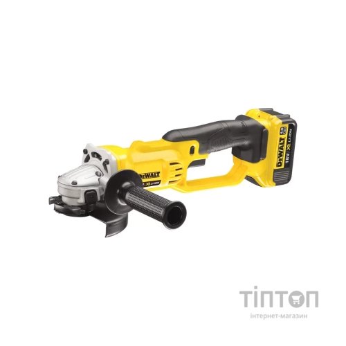 Шліфувальна машина DeWALT 18В XR Li-lon, 2x4Ah, 125 мм, 8000 об/хв (DCG412M2)