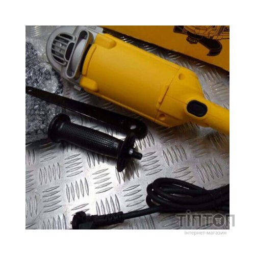 Шліфувальна машина DeWALT 2200 Вт, 6600 об/хв, 230 мм, 5.2 кг (DWE494)