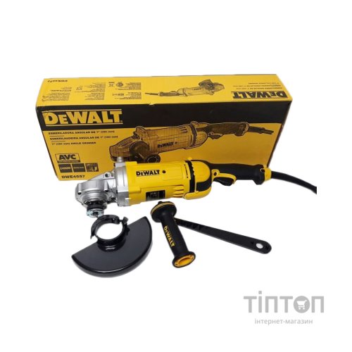 Шліфувальна машина DeWALT 2400 Вт, 8500 об/хв, d=180 мм (DWE4557)