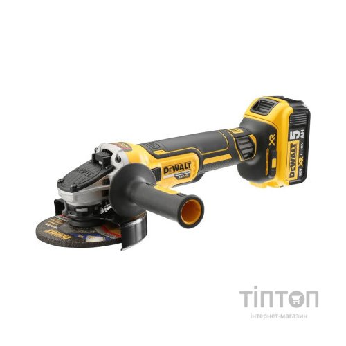 Шліфувальна машина DeWALT DCG405 18В XR Li-lon, 125 мм, 3x5Ah, кейс TSTAK (DCG405P3)