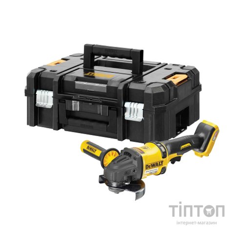 Шліфувальна машина DeWALT DCG418NT кейс TSTAK (Без АКБ та БП) (DCG418NT)