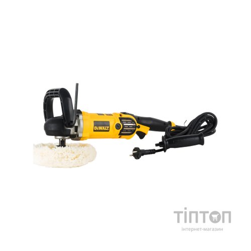 Шліфувальна машина DeWALT полірувальна, 1250 Вт, 600 - 3500 об/хв (DWP849X)