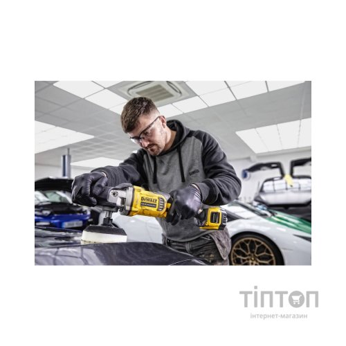 Шліфувальна машина DeWALT полірувальна 18В XR Li-Ion, безщіткова, 800 - 2200 об/хв, (без АКБ та ЗП) (DCM849N)