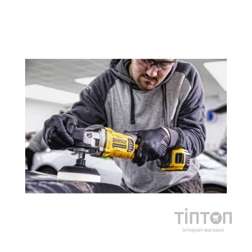 Шліфувальна машина DeWALT полірувальна 18В XR Li-Ion, безщіткова, 800 - 2200 об/хв, (без АКБ та ЗП) (DCM849N)