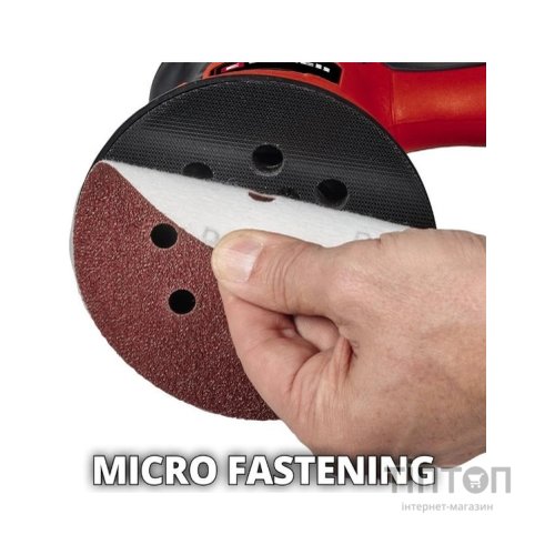 Шліфувальна машина Einhell TC-RS 425 E, 125 мм, 425Вт, 12000-26000 кол/хв, 1.7 кг (4462005)