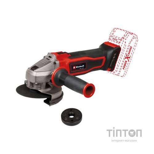 Шліфувальна машина Einhell TE-AG 18/115 Q Li - Solo PXC 115 мм, 18В, 8500 об/хв (без АКБ та ЗП) (4431165)