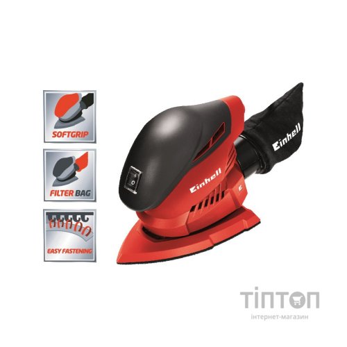 Шліфувальна машина Einhell TH-OS 1016, 150х150х100 мм, 100 Вт, 24000 об/хв, 1 кг (4460610)