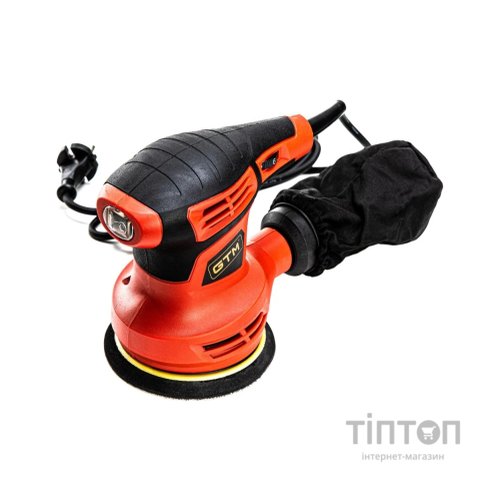 Шліфувальна машина GTM OS125/280, 125мм, 280Вт, 6000-12000об/хв. (OS125/280)