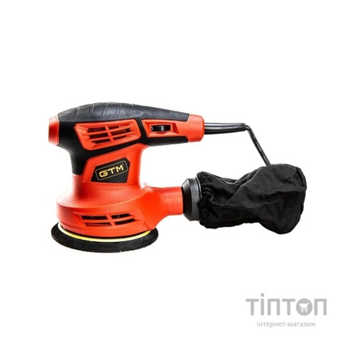 Шліфувальна машина GTM OS125/280, 125мм, 280Вт, 6000-12000об/хв. (OS125/280)