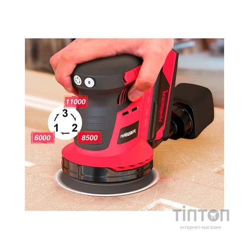 Шліфувальна машина HAISSER RO-118BS (без АКБ та ЗП) (130409)