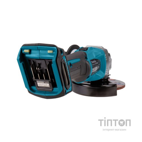 Шліфувальна машина Makita GA008GM201 XGT, 40 V Max, 125мм, BL4040x2, DC40RA, Makpac (GA008GM201)