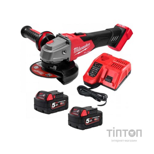 Шліфувальна машина Milwaukee 125 мм M18FSAG125XB-502X (4933478430)