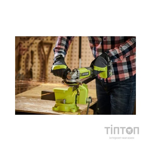 Шліфувальна машина Ryobi ONE+ RAG18125-0, 125мм (без АКБ та ЗП) (5133005403)