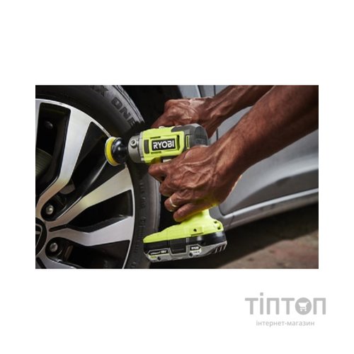 Шліфувальна машина Ryobi полірувальна RDP18-0, 18В ONE+, 76мм + набір аксесуарів (без АКБ та ЗП) (5133005897)