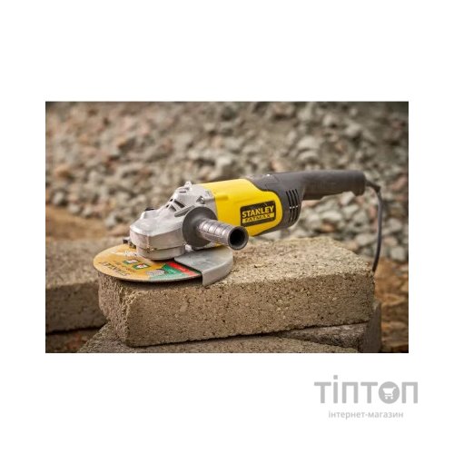 Шліфувальна машина Stanley FatMax, 2000W, 6500 об/хв, d=230 мм, 5.2 кг (FMEG232)