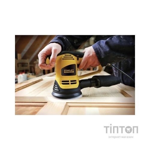 Шліфувальна машина Stanley FatMax, 480W, 4000-12000 об/хв, диск 125 мм, 3,9 кг, кейс (FME440K)