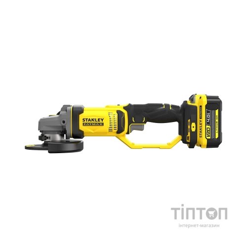 Шліфувальна машина Stanley FatMax, Li-Ion 18V, 2x4Ah, 9000 об/хв, d=125 мм, 2.66 кг, кейс (SFMCG400M2K)