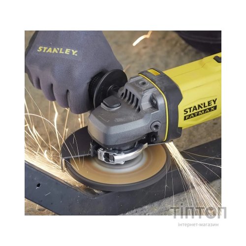 Шліфувальна машина Stanley FatMax, Li-Ion 18V, 8500 об/хв, d=125 мм, 2.66кг (без АКБ та ЗП) (SFMCG400B)