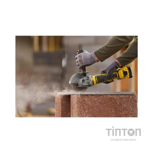 Шліфувальна машина Stanley FatMax, Li-Ion 18V, 9000 об/хв, d=125 мм, 2.66кг (без АКБ та ЗП) (SFMCG700B)