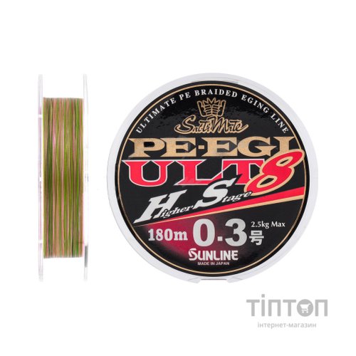 Шнур Sunline_ТОВ PE EGI ULT HS8 180m 0.6/0.128mm 4.5kg (1658.07.78)