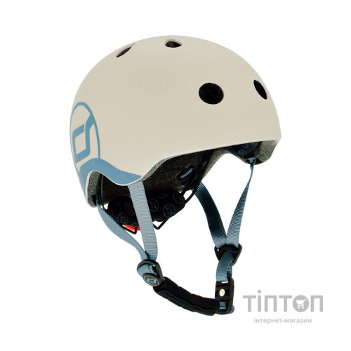 Шолом Scoot&Ride LED 51-55 см S/M Light Grey (SR-190605-ASH)