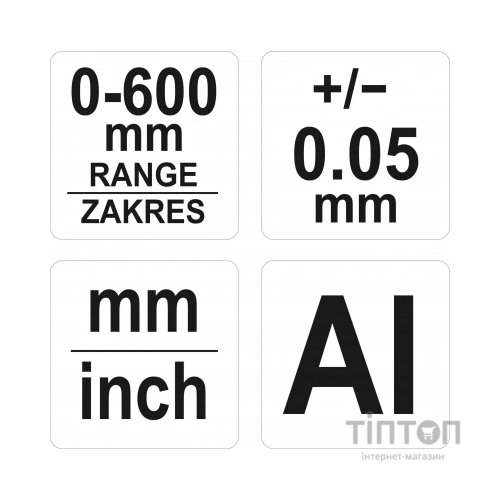 Штангенциркуль Yato YT-70740