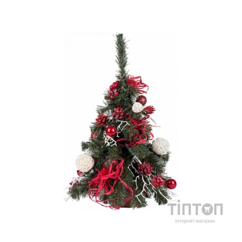 Штучна ялинка YES! Fun Рубіновий сюрприз з прикрасами 0,45 м (904441)