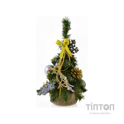 Штучна ялинка YES! Fun Сніжинка з прикрасами 0,25 м (904301)