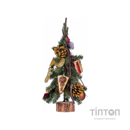 Штучна ялинка YES! Fun Тірамісу з прикрасами 0,45 м (904442)