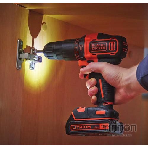 Шуруповерт BLACK&DECKER BDCHD18KB
