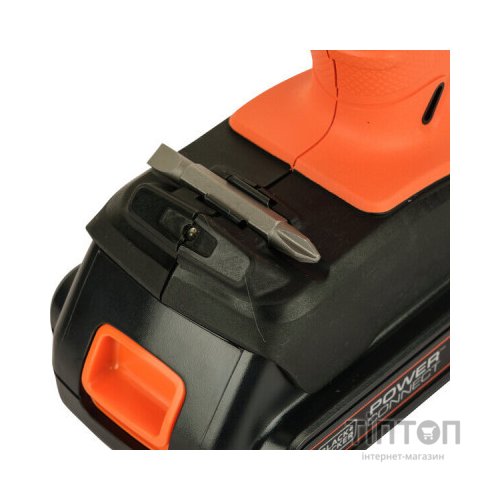 Шуруповерт Black&Decker 18 В Li-Ion, 1.5Ah, 600 об/хв, 1,2 кг (BCD001C1)
