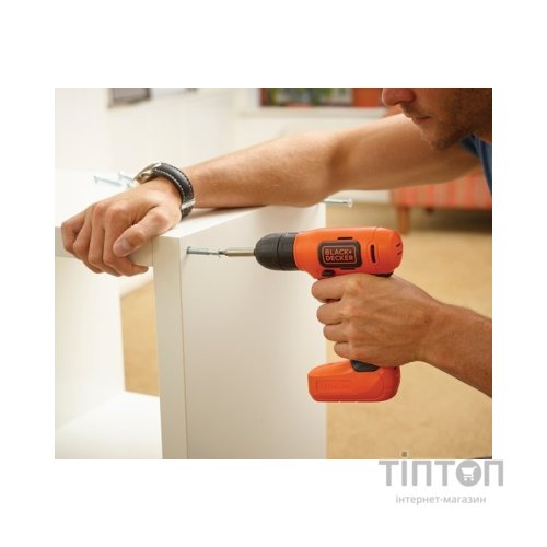 Шуруповерт Black&Decker BDCD8, 7.2 V, 12Нм, Li-Ion.