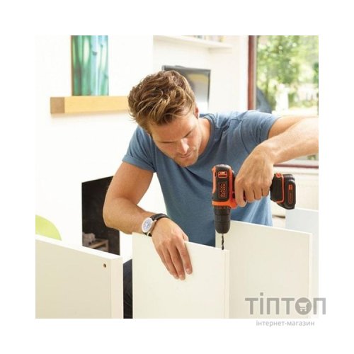 Шуруповерт Black&Decker BDCDD12, 10.8V, 26Нм, Li-Ion (BDCDD12)