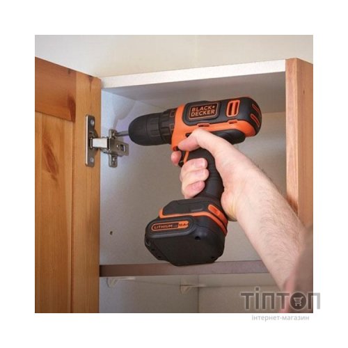 Шуруповерт Black&Decker BDCDD12, 10.8V, 26Нм, Li-Ion (BDCDD12)